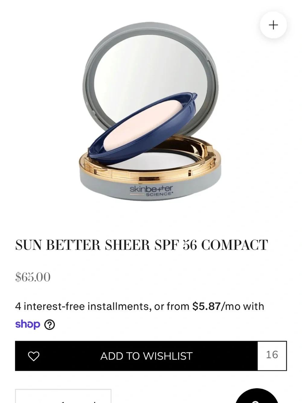 SkinBetterScience Sun better advanced mineral protection